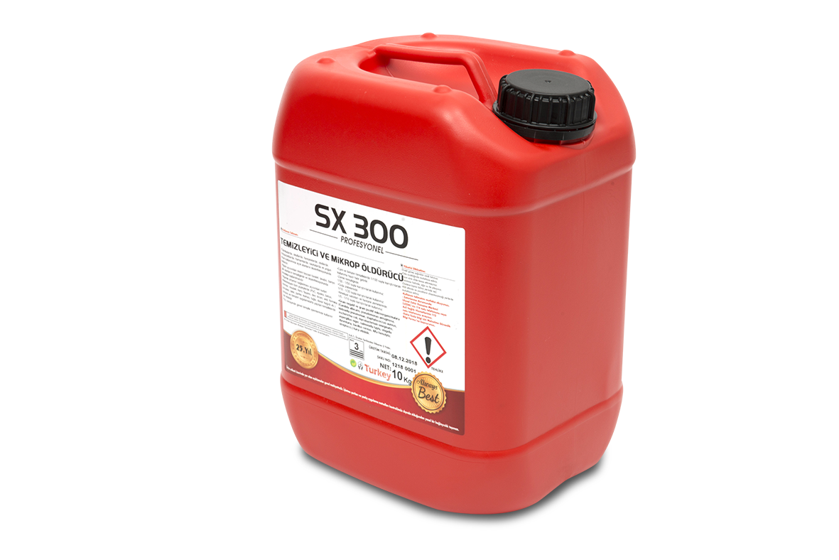 SX 300 – Konsantre Dezenfektanlı Genel Temizlik Sıvısı 20kg
