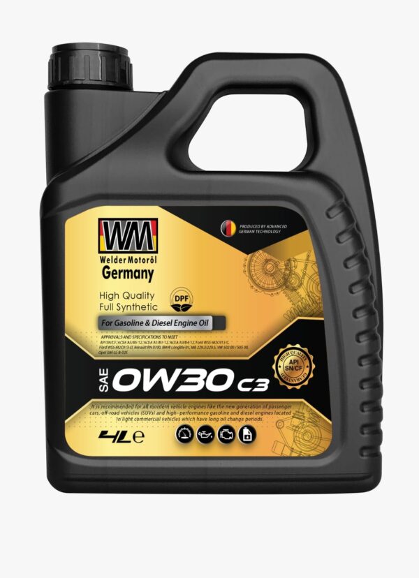 0W30 WELDER MOTORÖL GERMANY SENTETİK DPF 5LT
