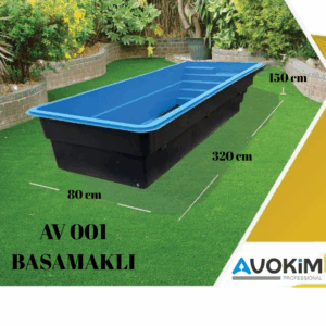 AV 001 - Basamaklı Polyester Fiber-Glass Havuz